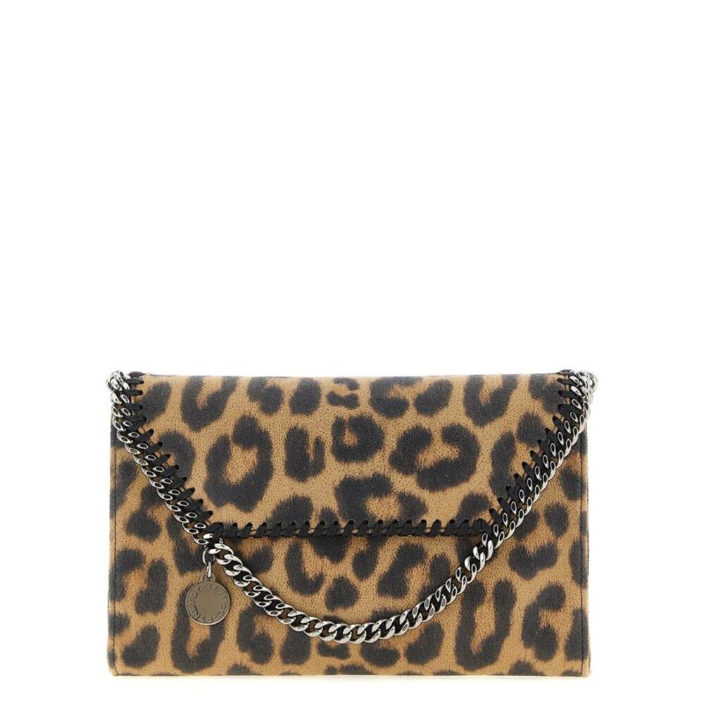 Stella McCartney Brown Polyester Clutch Women's Bag
